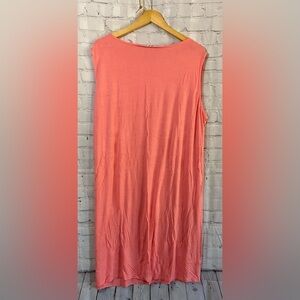 Zenana Women XL Sleeveless Boxy Jersey Flared Swing Tank Dress